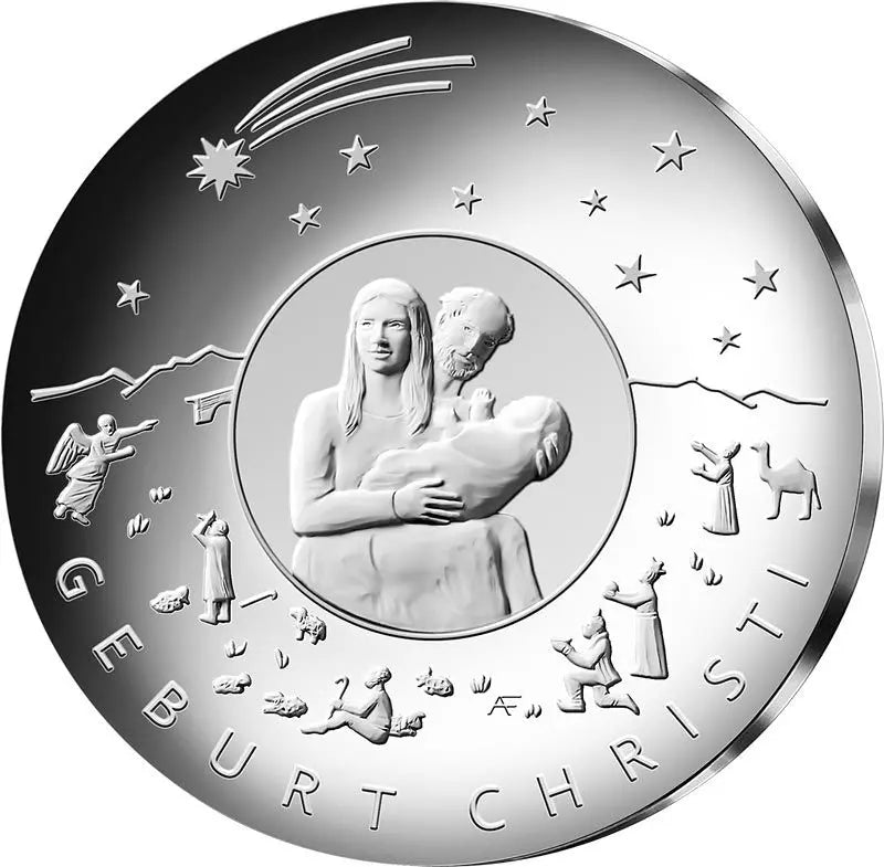 Preuve de 25 euros pour Noël 2021 en Allemagne (Naissance du Christ)