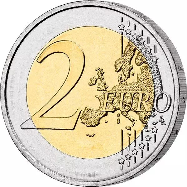 Hologramme de naissance du prince Charles au Luxembourg (2 euros) 2020