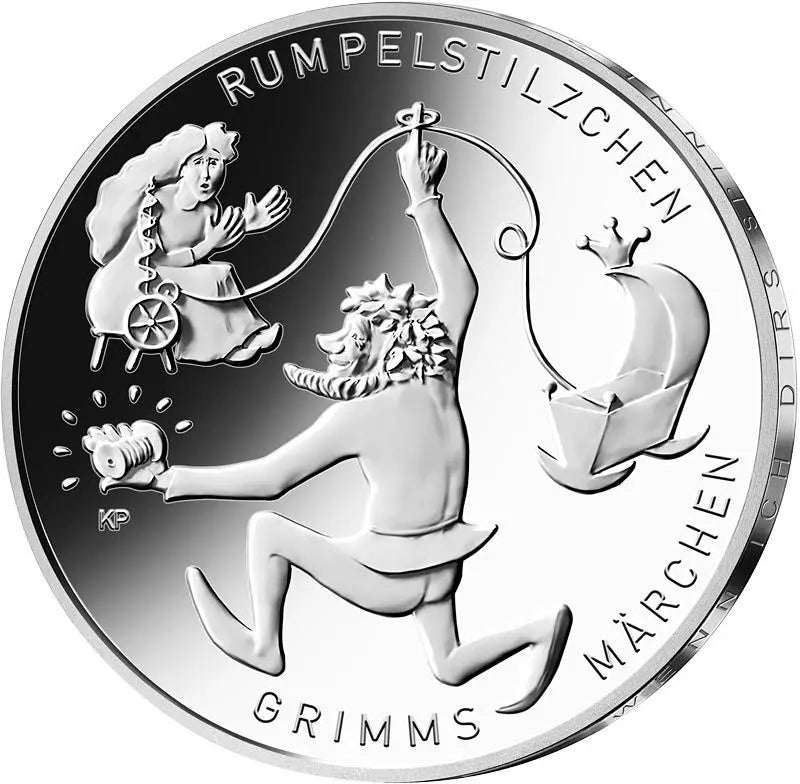 Pièce de 20 euros d'Allemagne, Rumpelstiltskin 2022, état neuf