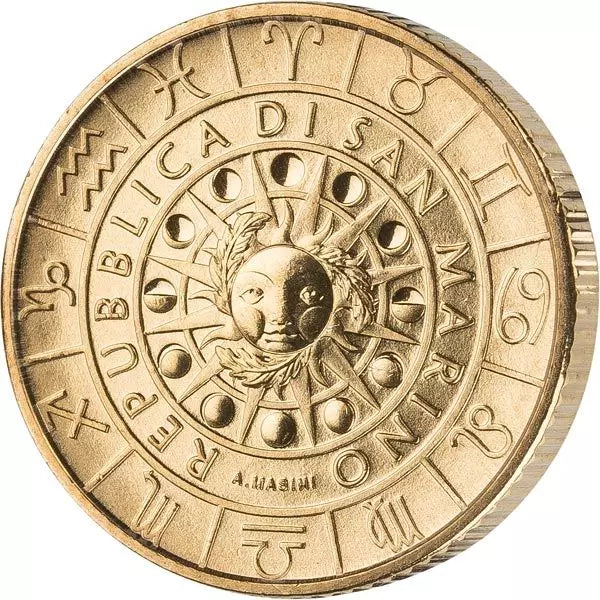 5 euros Saint-Marin Signe astrologique Verseau 2021