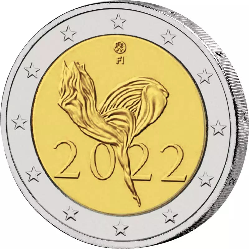 2 euros Finlande 100 ans du Ballet national finlandais 2022