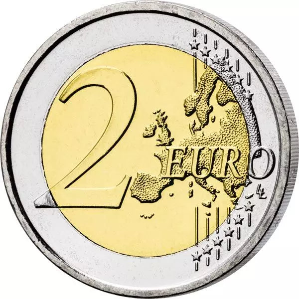 2 euros Lettonie 100 ans de la Banque de Lettonie 2022