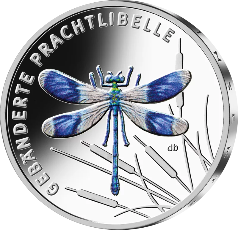 Pièce de 5 euros allemande Demoiselle 2023, état neuf