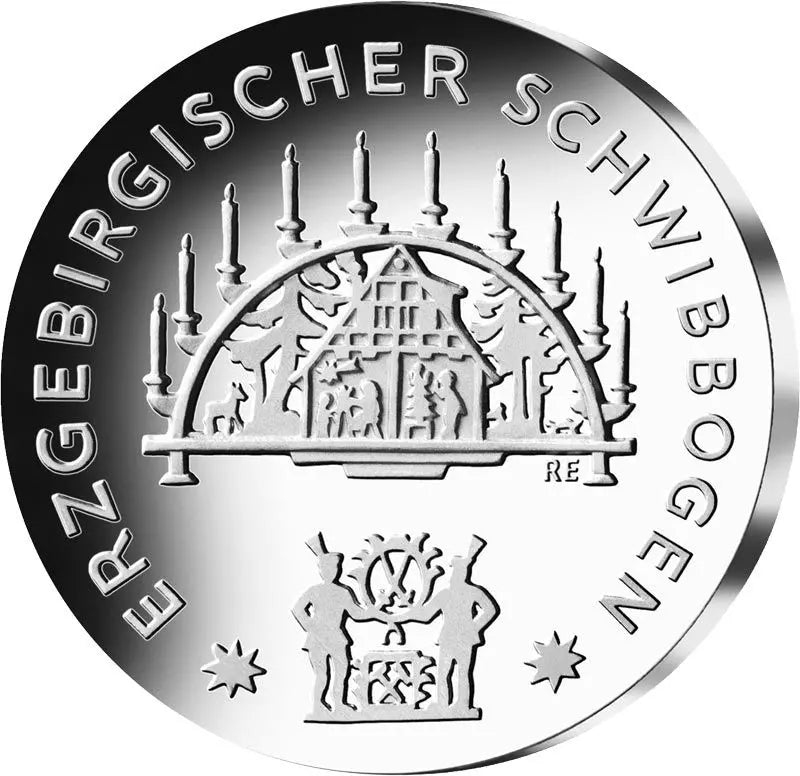 25 Euro Allemagne Noël Erzgebirge Schwibbogen 2023 BE