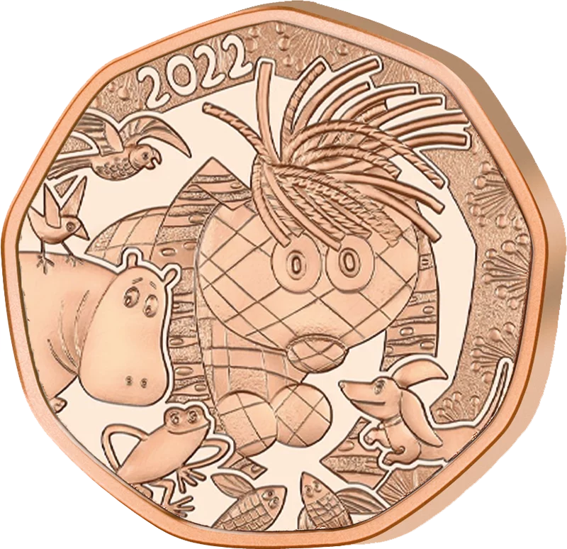 Pièce de Pâques autrichienne de 5 euros - La petite « Je suis moi » 2022