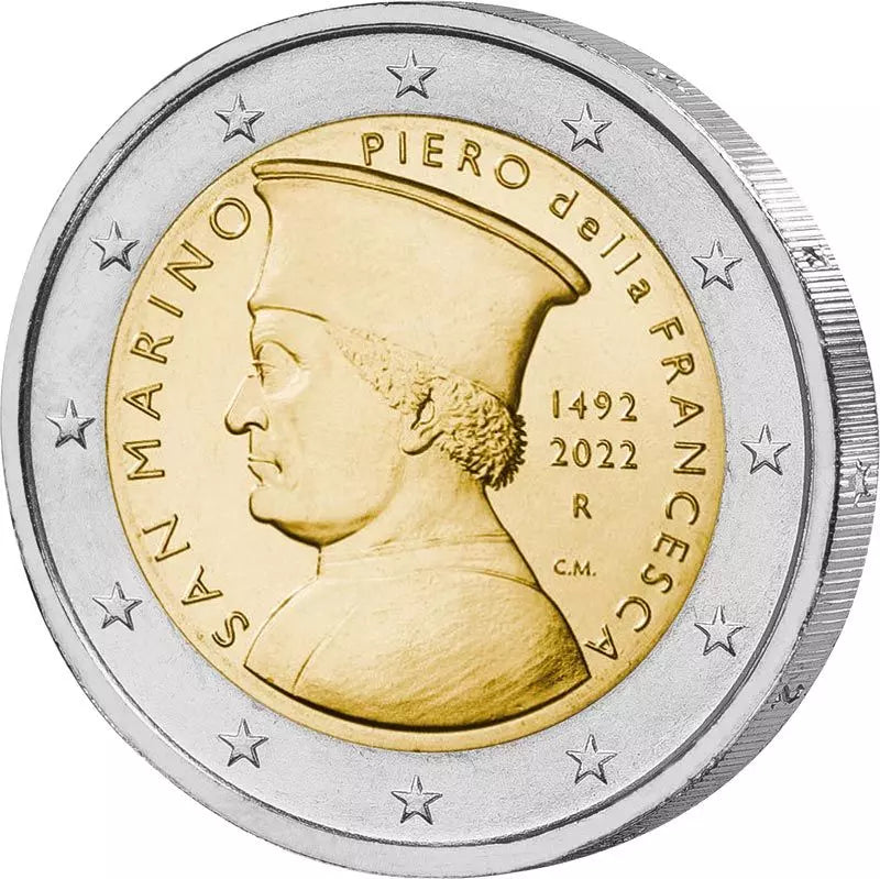 2 euros Saint-Marin 530ème anniversaire de la mort de Piero Della Francesca 2022
