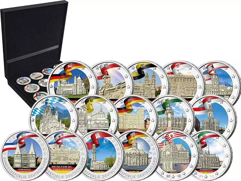 Coffret Premium 16 x 2 Euro Länder d'Allemagne 2006-2022