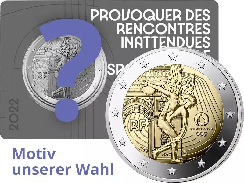 Carte à collectionner Genius 2022 - 2 euros - Jeux Olympiques de France 2024