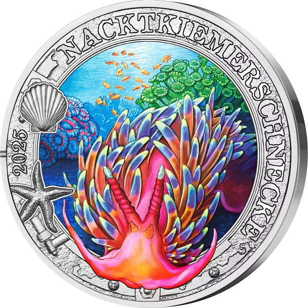 3 Euro Austria Luminous Marine Worlds - Nudibranche 2025