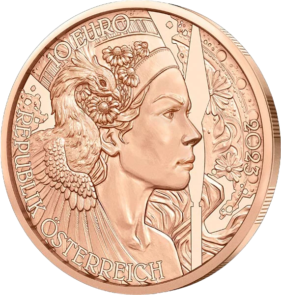 10 euros Autriche Avec le langage des fleurs - Camomille 2023