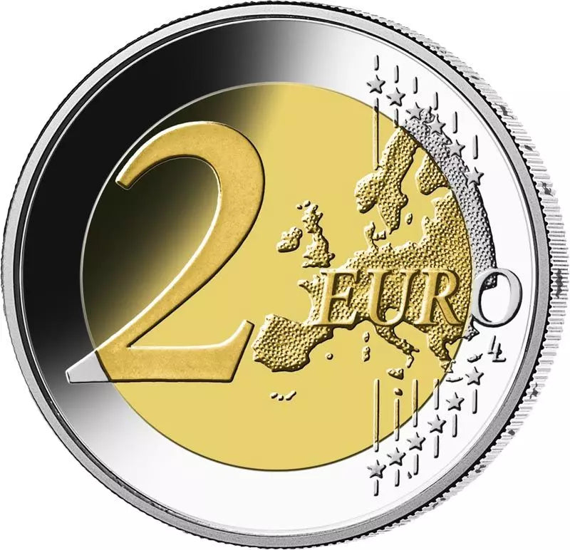 5 pièces de 2 euros, République fédérale d'Allemagne, 175e anniversaire de la Constitution de l'église Saint-Paul, 2024, état neuf (A-J)