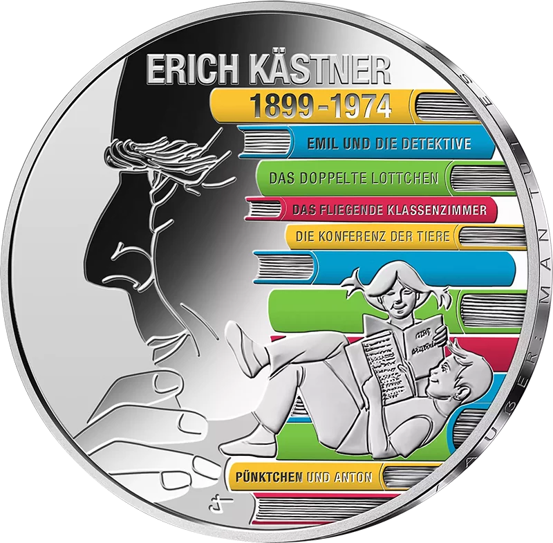 20 euros Allemagne 125e anniversaire d'Erich Kästner 2024 État neuf