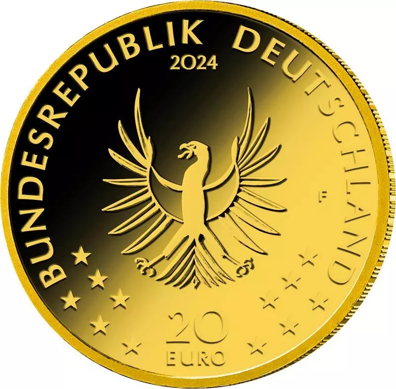 5 x 20 euros Allemagne Retour des animaux sauvages - Castor 2024 État neuf (A - J)
