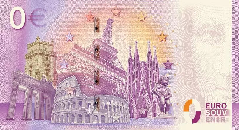 Billet de 0 euro France Pont d'Avignon 2023