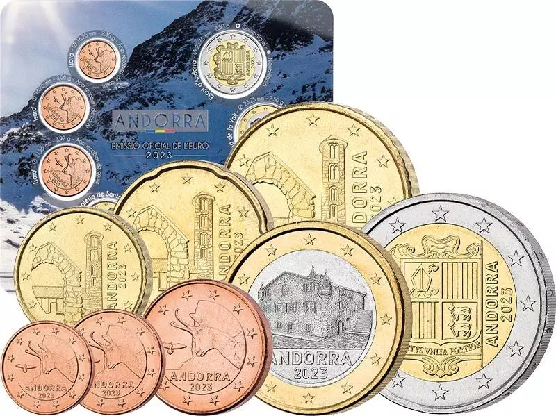 Coffret de pièces en euros Andorre 2023
