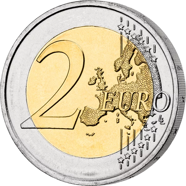 2 euros Monaco Prince Albert II. 2024