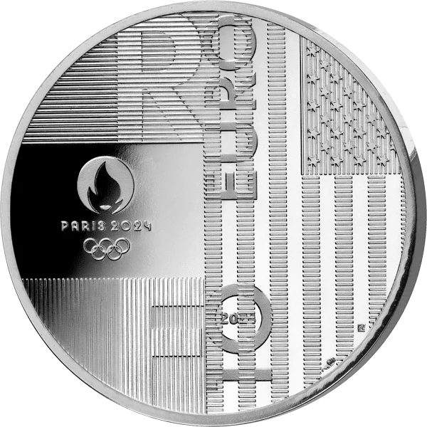 10 Euro France Jeux Olympiques Paris 2024 - Passage de témoin Paris et Los Angeles 2024