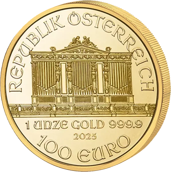 1 once d'or, Autriche, Orchestre philharmonique de Vienne, 2025