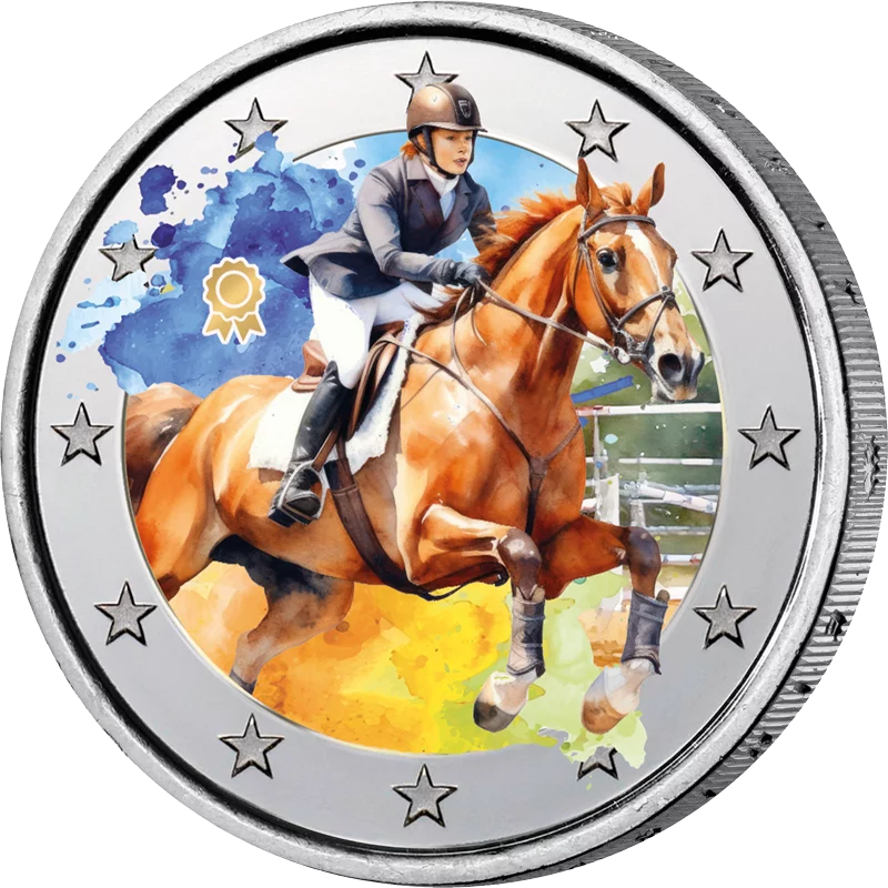 Édition Artiste 2 Euros Sport Équestre