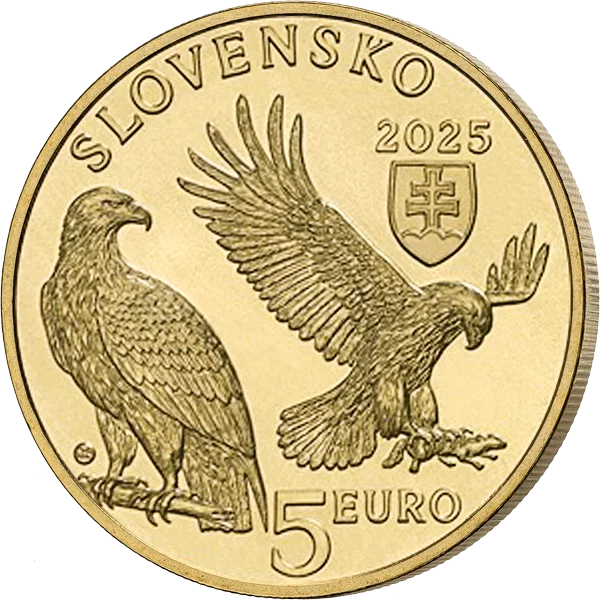 5 euros Slovaquie Flore et faune - Aigle impérial 2025