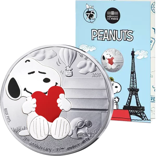 10 euros France 75 ans de Snoopy 2025