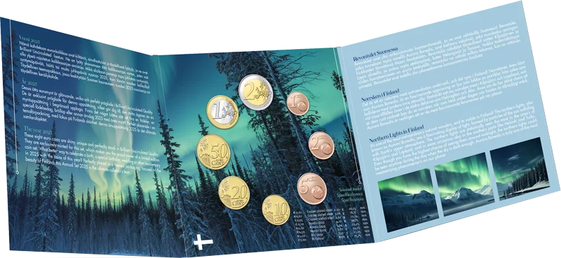 Série de pièces en euros Finlande 2025