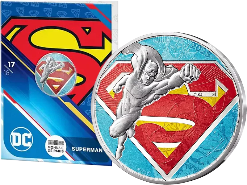 10 euros France Logo Superman 2025