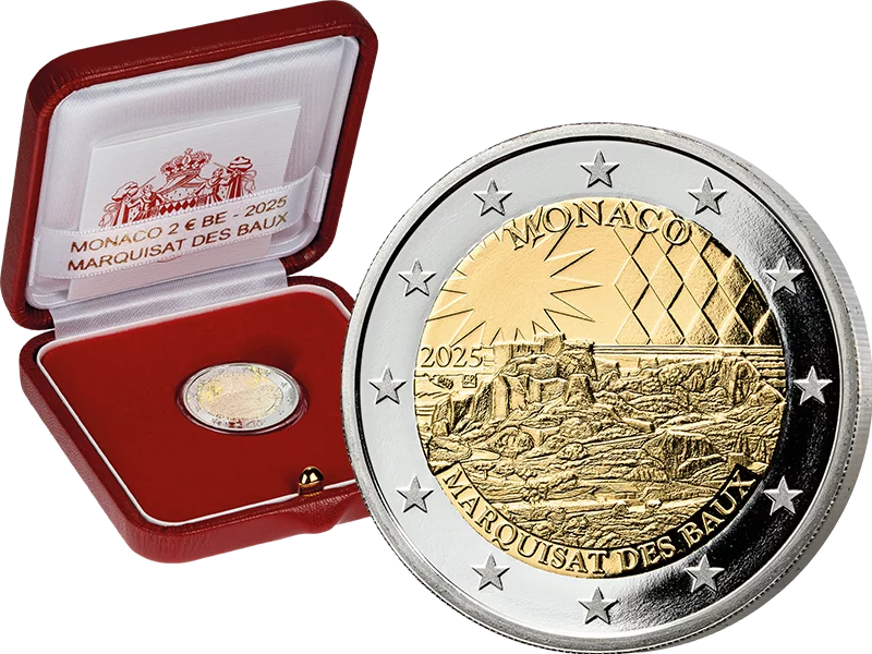 2 Euro Monaco Les anciens fiefs des Grimaldi - Margraviat des Baux 2025