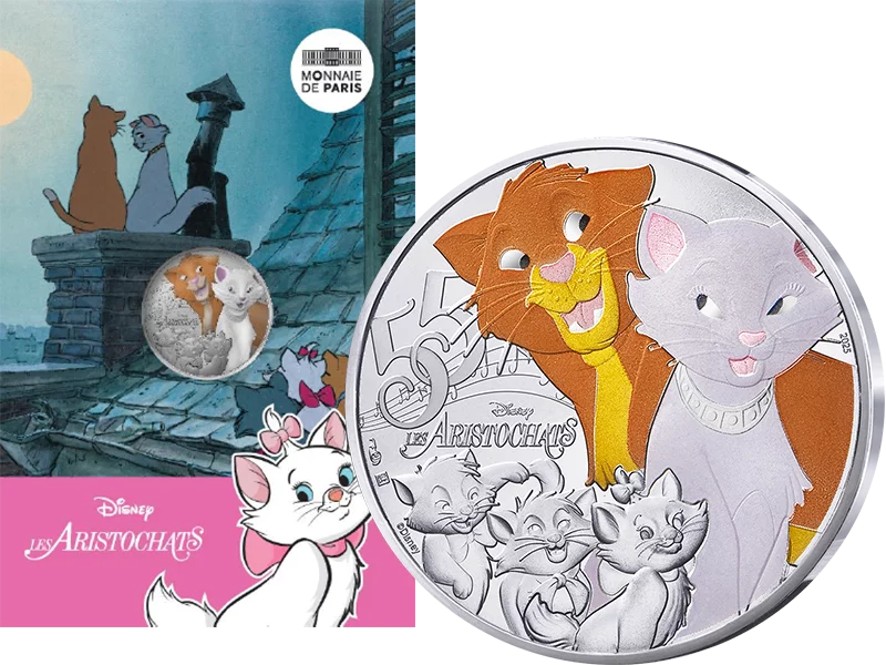 10 euros France Disney Classics - 55 ans des Aristochats 2025