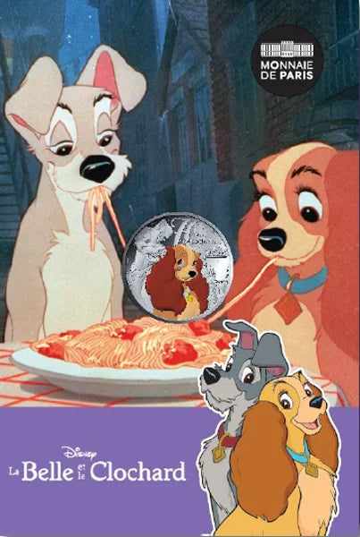 10 euros France Disney Classics - 70 ans de La Belle et le Clochard 2025