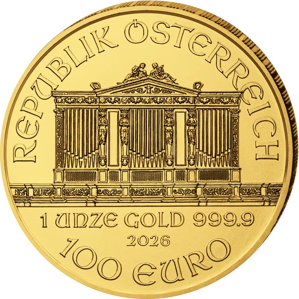 1 once d'or, Autriche, Orchestre philharmonique de Vienne, 2026