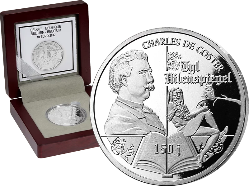 10 euros Belgique 150 ans de Till Eulenspiegel de Charles de Coster 2017