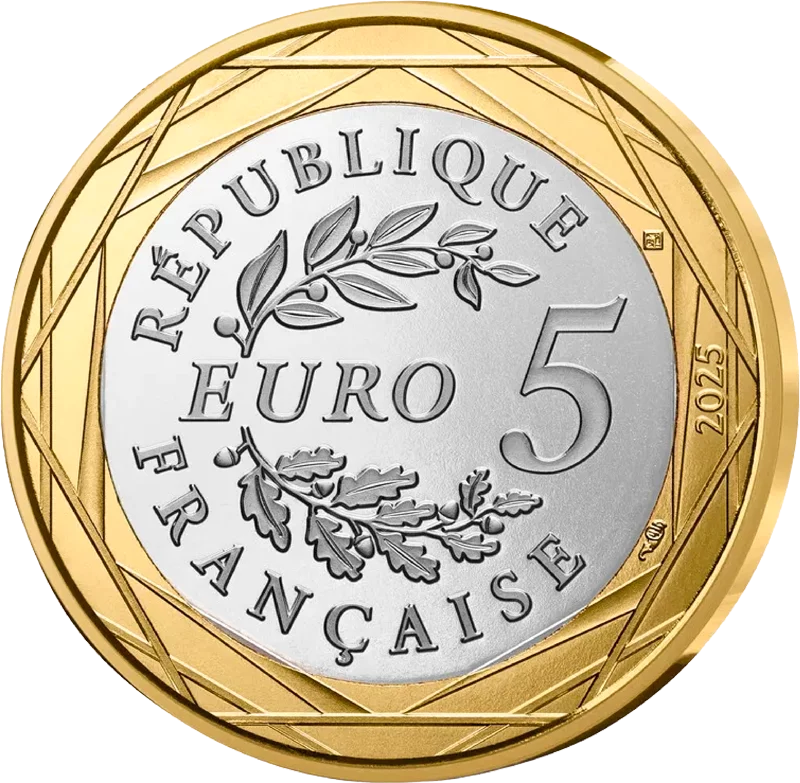 4 x 5 Euro France Animaux préférés 2025