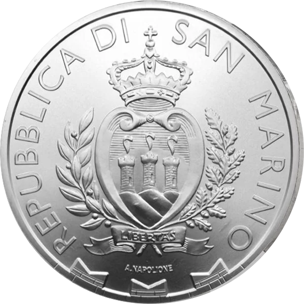 Pièce de 1 oz en argent de Saint-Marin, Faucon pèlerin 2026