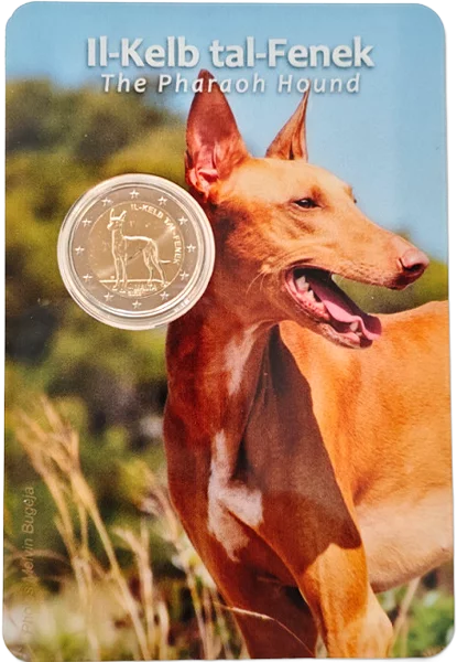 2 euros Espèces indigènes de Malte - Lévrier du Pharaon 2026