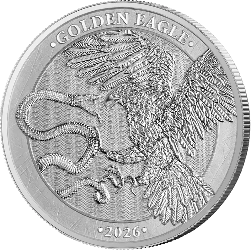 Pièce de 1 once d'argent Malta Golden Eagle 2026