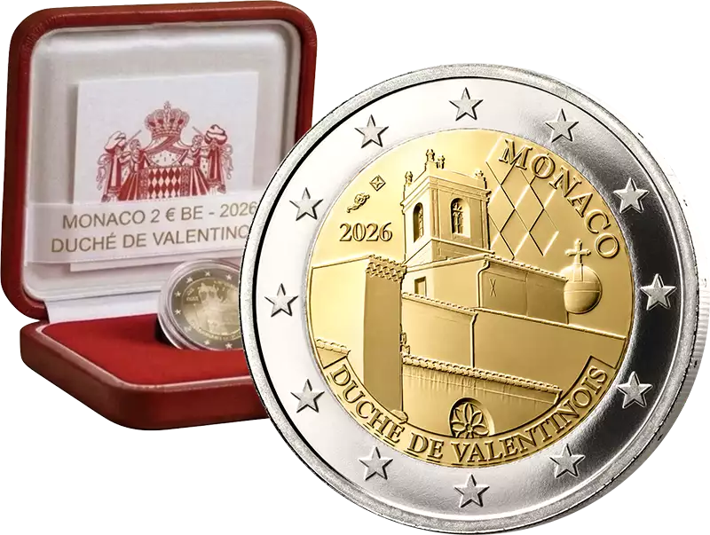 2 Euro Monaco Les anciens fiefs des Grimaldi - Duché de Valentinois 2026