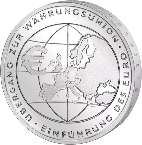 10 euros République fédérale d'Allemagne Transition vers l'Union monétaire 2002 État neuf (F)