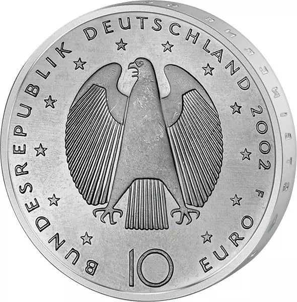 10 euros République fédérale d'Allemagne Transition vers l'Union monétaire 2002 État neuf (F)