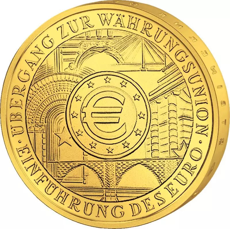 Pièce de 200 euros République fédérale d'Allemagne Transition vers l'Union monétaire 2002 État neuf