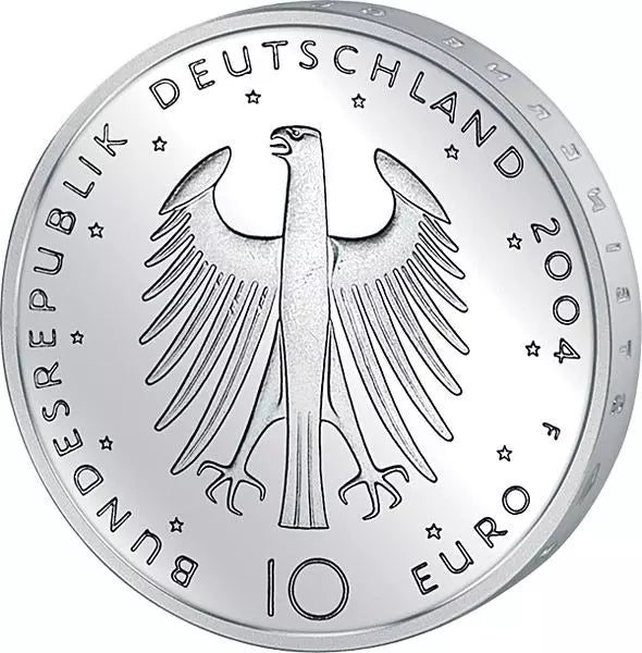 10 euros République fédérale d'Allemagne 2000e anniversaire d'Eduard Mörike Épreuve