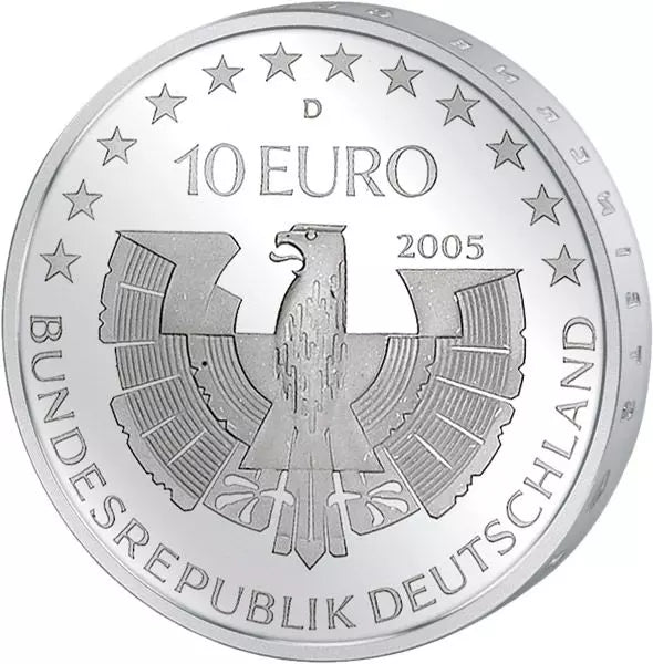 10 euros BRD Parc national de la Forêt bavaroise 2005 Assiette polie