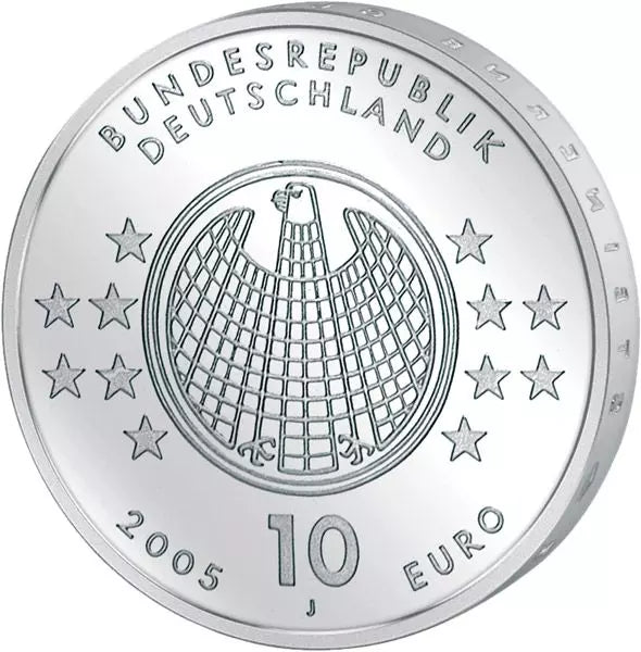 10 euros Allemagne Albert Einstein 2005 Preuve