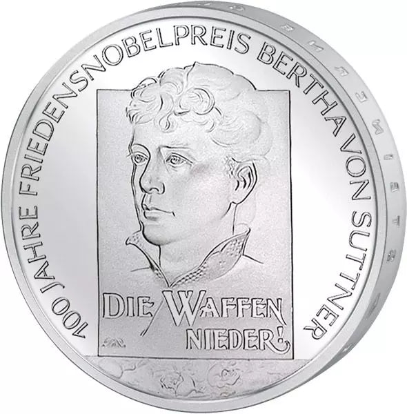 10 euros BRD Bertha von Suttner 2005 BE