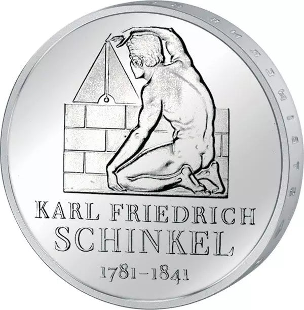 10 euros République fédérale d'Allemagne 225e anniversaire de Karl Friedrich Schinkel 2006 Preuve