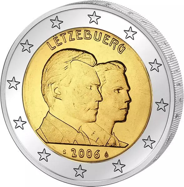 2 euros Luxembourg 25e anniversaire du Grand-Duc héritier 2006