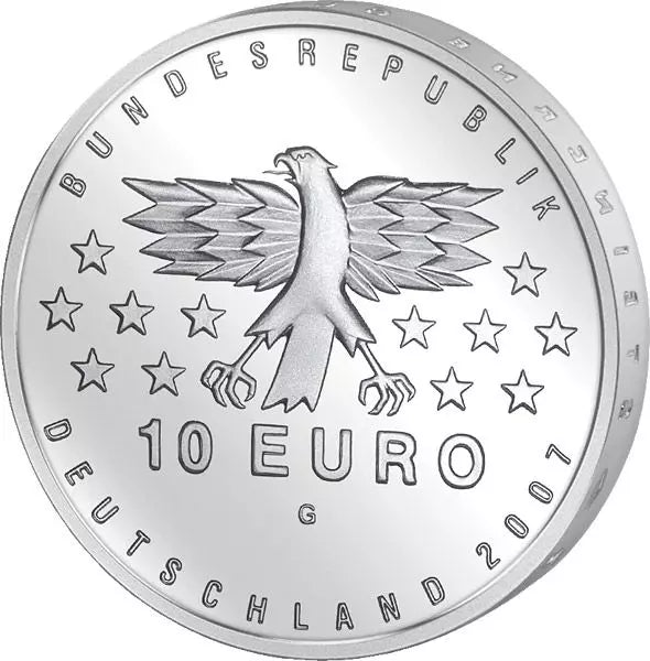 Pièce de 10 euros, République fédérale d'Allemagne, 50 ans du Land de Sarre, 2007, état neuf
