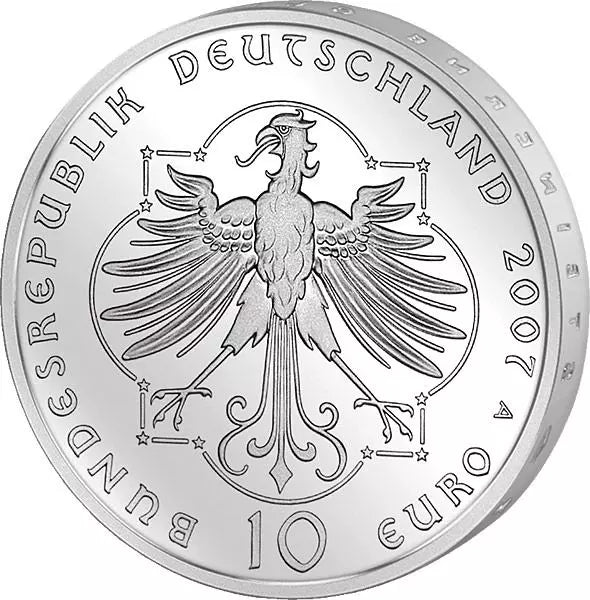 10 euros République fédérale d'Allemagne 800e anniversaire d'Élisabeth de Thuringe 2007 Preuve