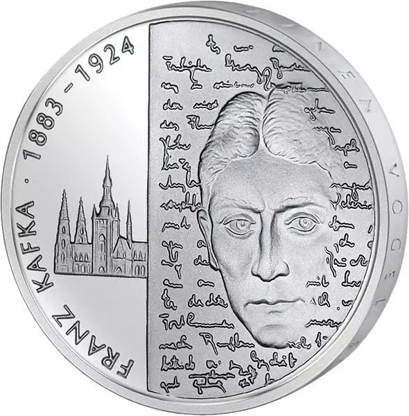 Pièce de 10 euros, République fédérale d'Allemagne, 125e anniversaire de Franz Kafka, 2008, état neuf
