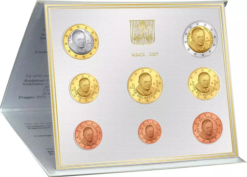 Série de pièces en euros du Vatican 2009